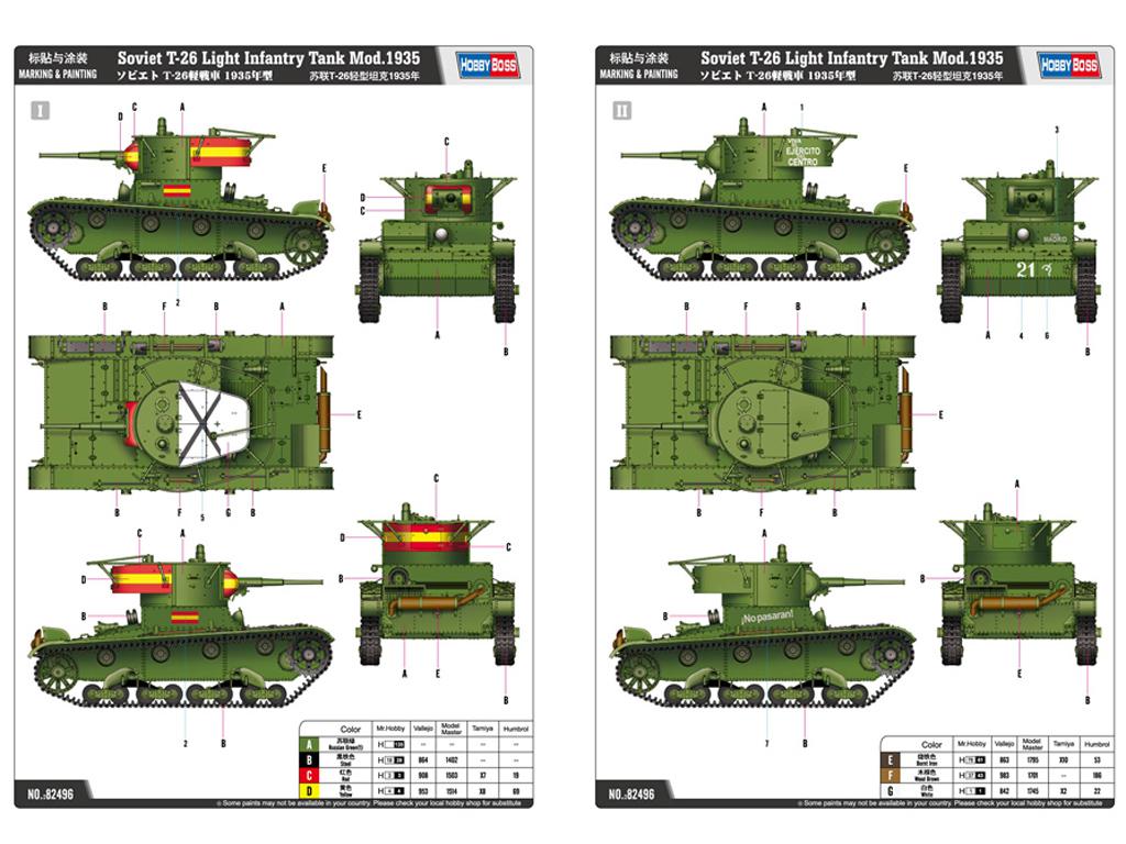 Soviet T-26 Light Infantry Tank Mod.1935 (Vista 3)