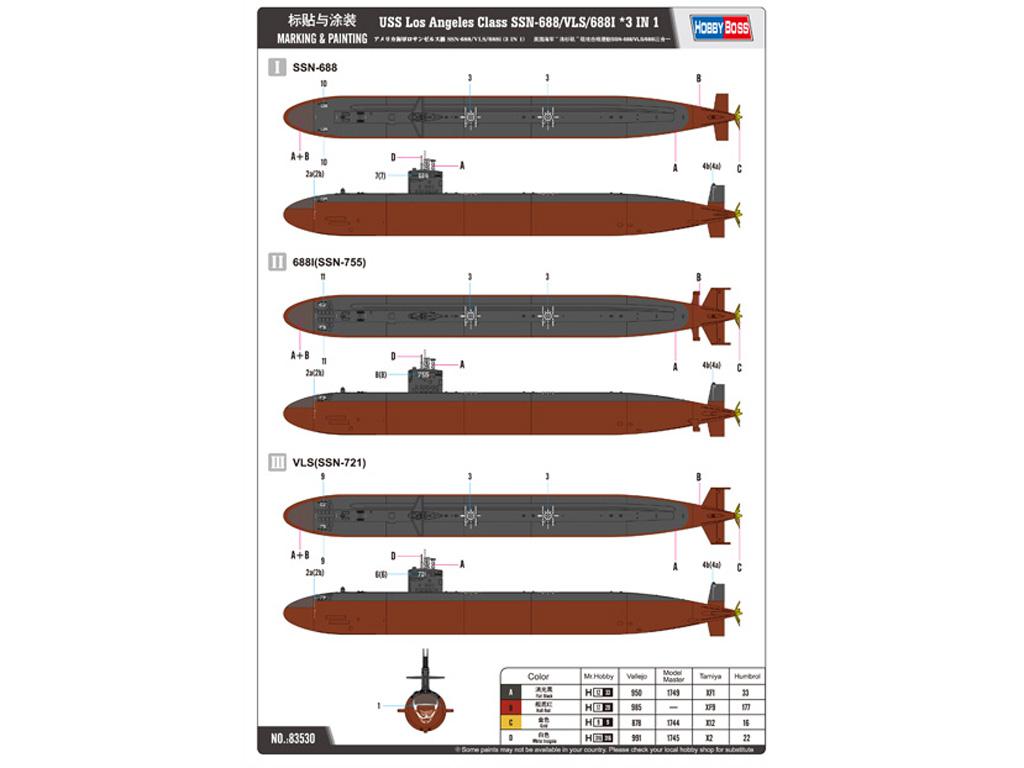 USS Los Angeles Class SSN-688/VLS/688I  (Vista 2)