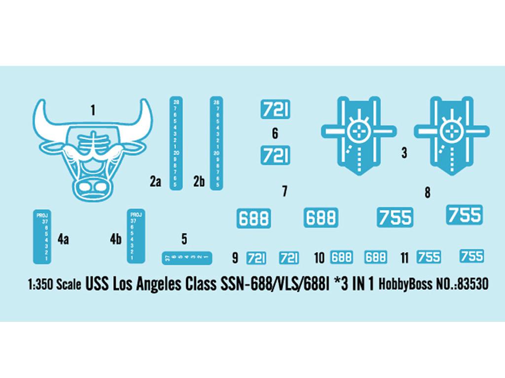 USS Los Angeles Class SSN-688/VLS/688I  (Vista 3)
