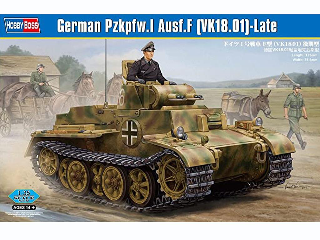 Panzer I Ausf. F (VK1801) version final (Vista 1)