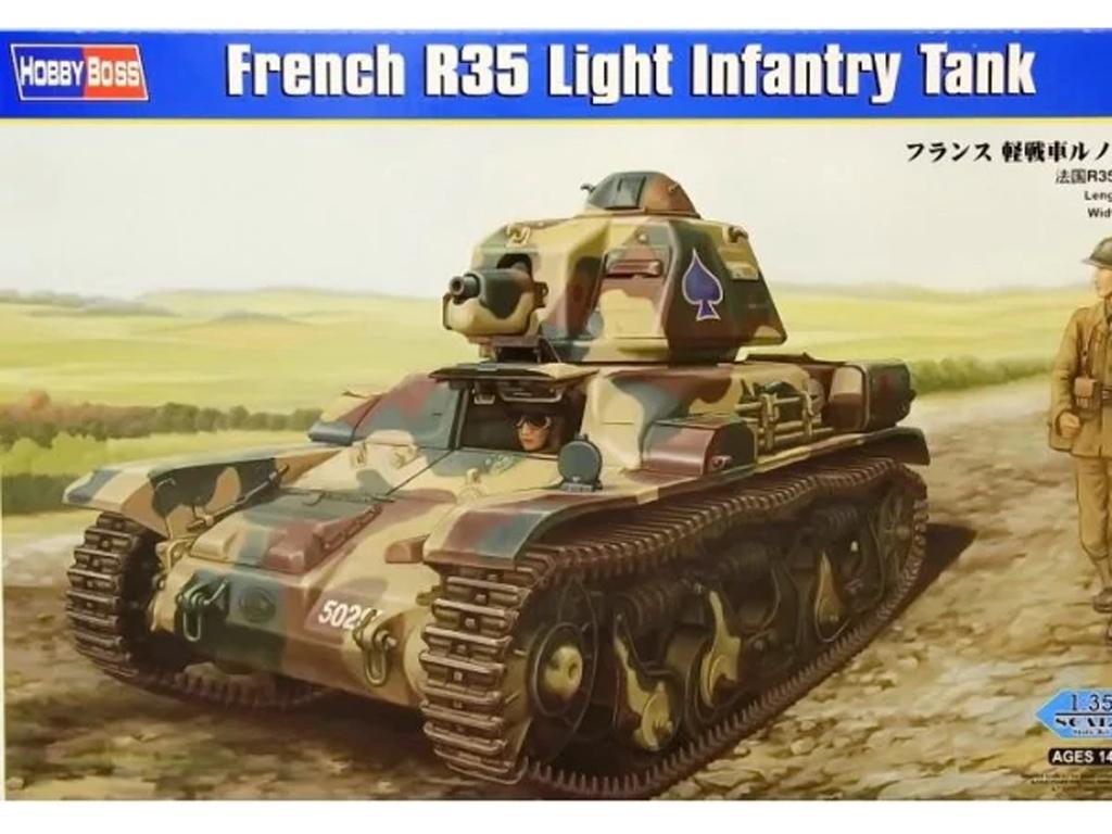 Tanque Francés de Infantería Ligera R35  (Vista 1)