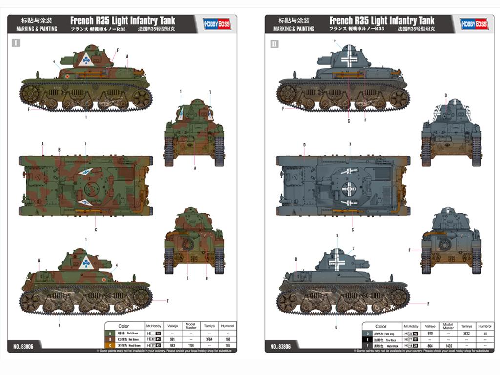 Tanque Francés de Infantería Ligera R35  (Vista 3)