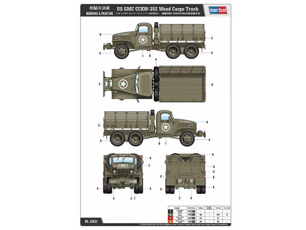 Camión de carga USA GMC CCKW-352 (Vista 2)