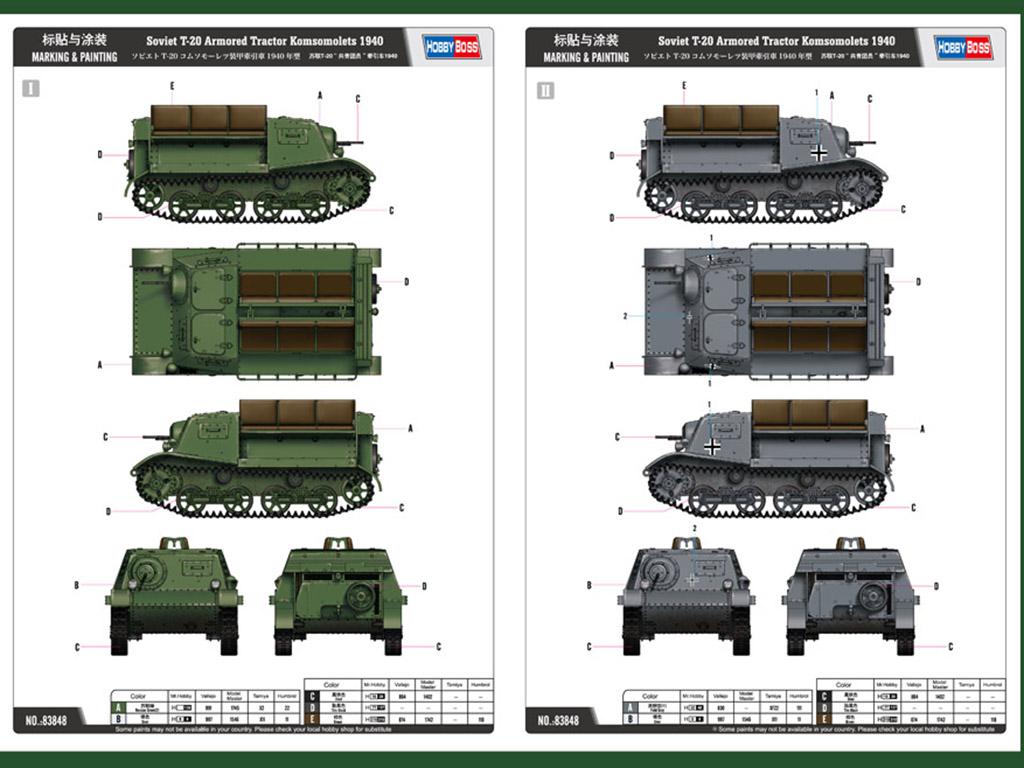 Soviet T-20 Armored Tractor Komsomolets 1940 (Vista 3)