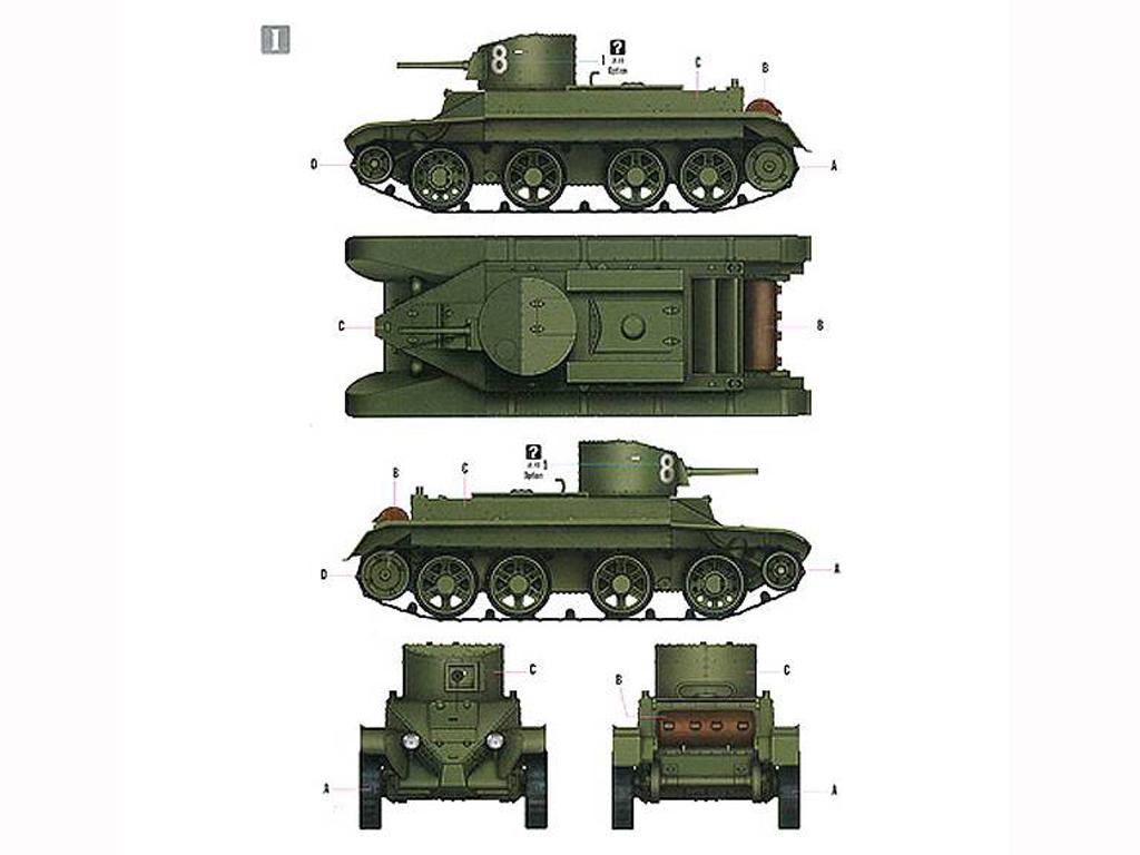 Carro ruso BT-2 inicial (Vista 3)