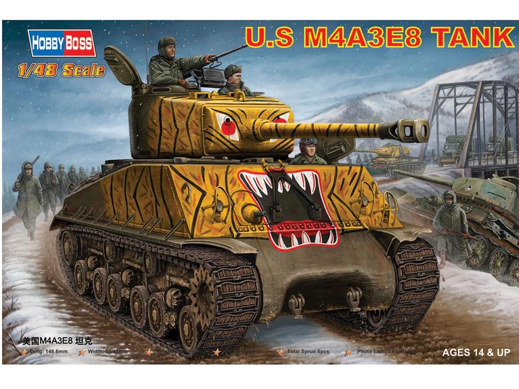 U.S M4A3E8 Tank (Vista 1)