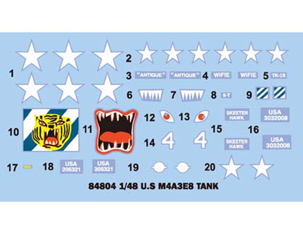 U.S M4A3E8 Tank (Vista 3)