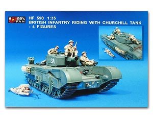 Bristish Infantry Riding with Churchill - Ref.: HFAN-35590