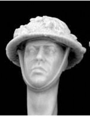 Cabezas Britanicas con cascos camuflaje  (Vista 2)