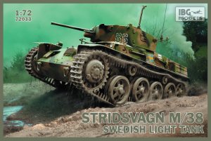 Stridsvagn m/38 Swedish light tank  (Vista 1)