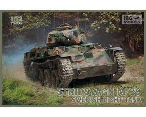 Stridsvagn m/39 Swedish light tank  (Vista 1)