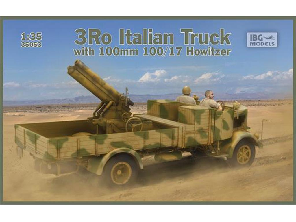 3Ro Italian Truck with 100/17 100mm Howitzer (Vista 1)