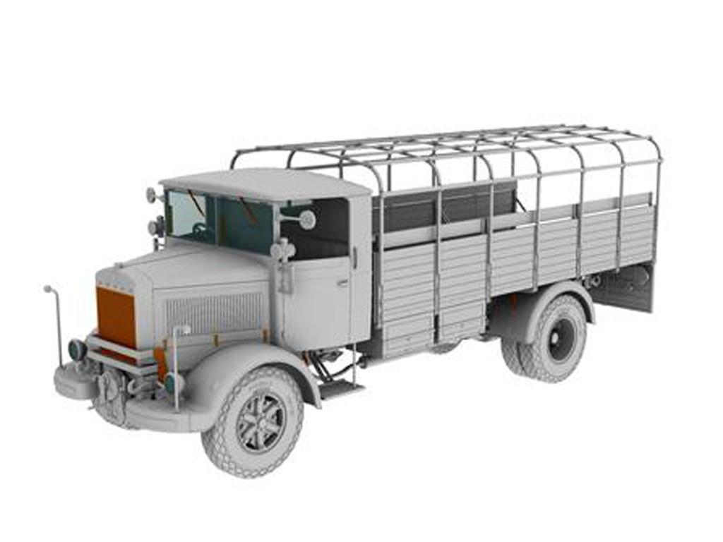 3Ro Italian Truck Troop Carrier (Vista 3)