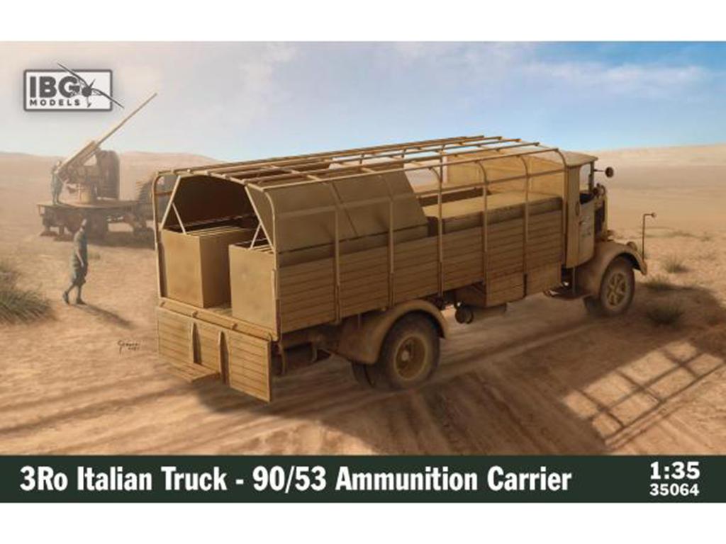 3Ro Italian Truck - 90/53 Ammunition Carrier (Vista 1)