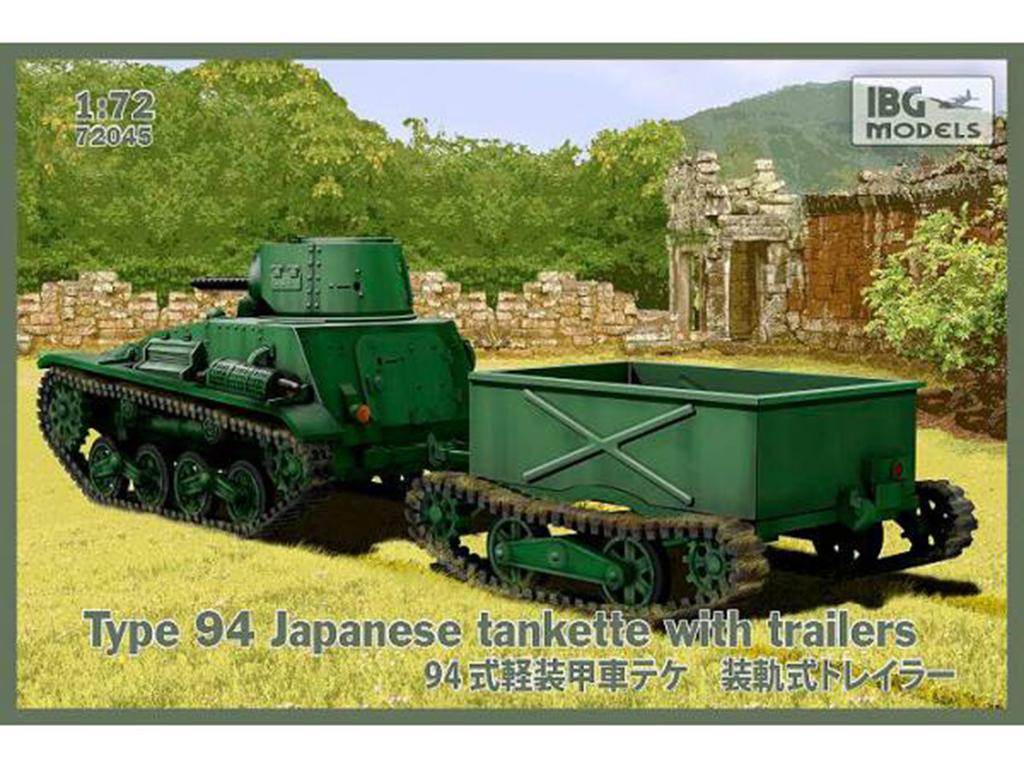 Type 94 Japanese Tankette with trailers (Vista 1)
