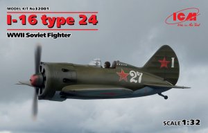 I-16 type 24, WWII Soviet Fighter  (Vista 1)