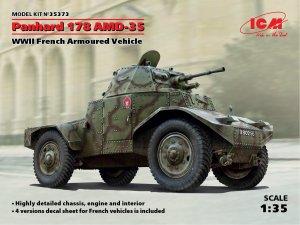 Panhard 178 AMD-35, WWII French Armored   (Vista 1)