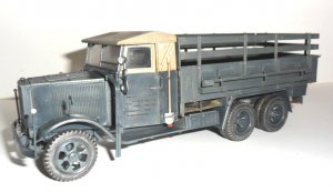 Krupp L3H163, WWII German Army Truck   (Vista 3)
