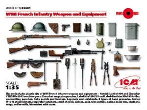 WWI French Infantry Weapon and Equipment  (Vista 1)