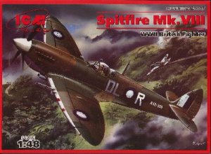 Spitfire Mk.VIII, WWII British Fighter   (Vista 1)