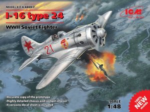 I-16 type 24, WWII Soviet Fighter  (Vista 1)