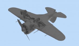I-16 type 28, WWII Soviet Fighter (Vista 9)