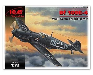 Messerschmitt Bf 109E-4, WWII German Nig  (Vista 1)