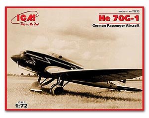 He 70G-1, German Passenger Aircraft  (Vista 1)