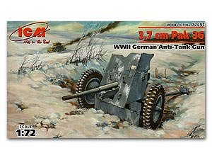 German Anti-Tank Gun 3,7 cm Pak 36   (Vista 1)