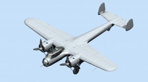 Do 17Z-2, WWII German Bomber  (Vista 2)