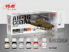 Set de pintura acrílica para AH-1G Cobra - Ref.: ICMM-3001