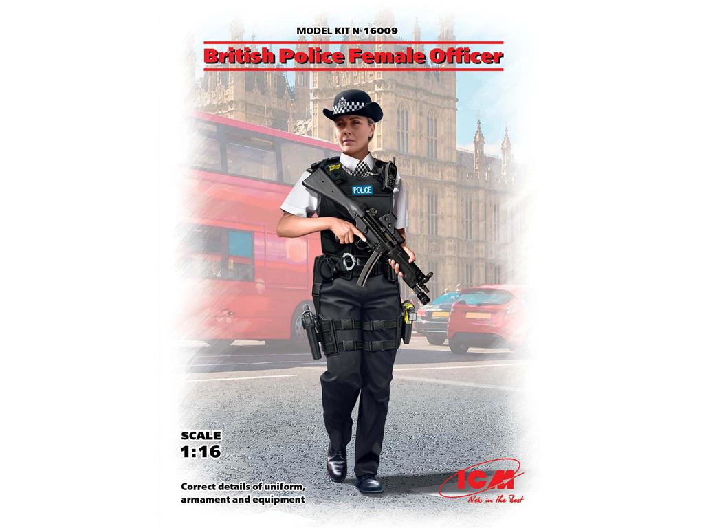 Oficial femenino de la policía británica (Vista 1)