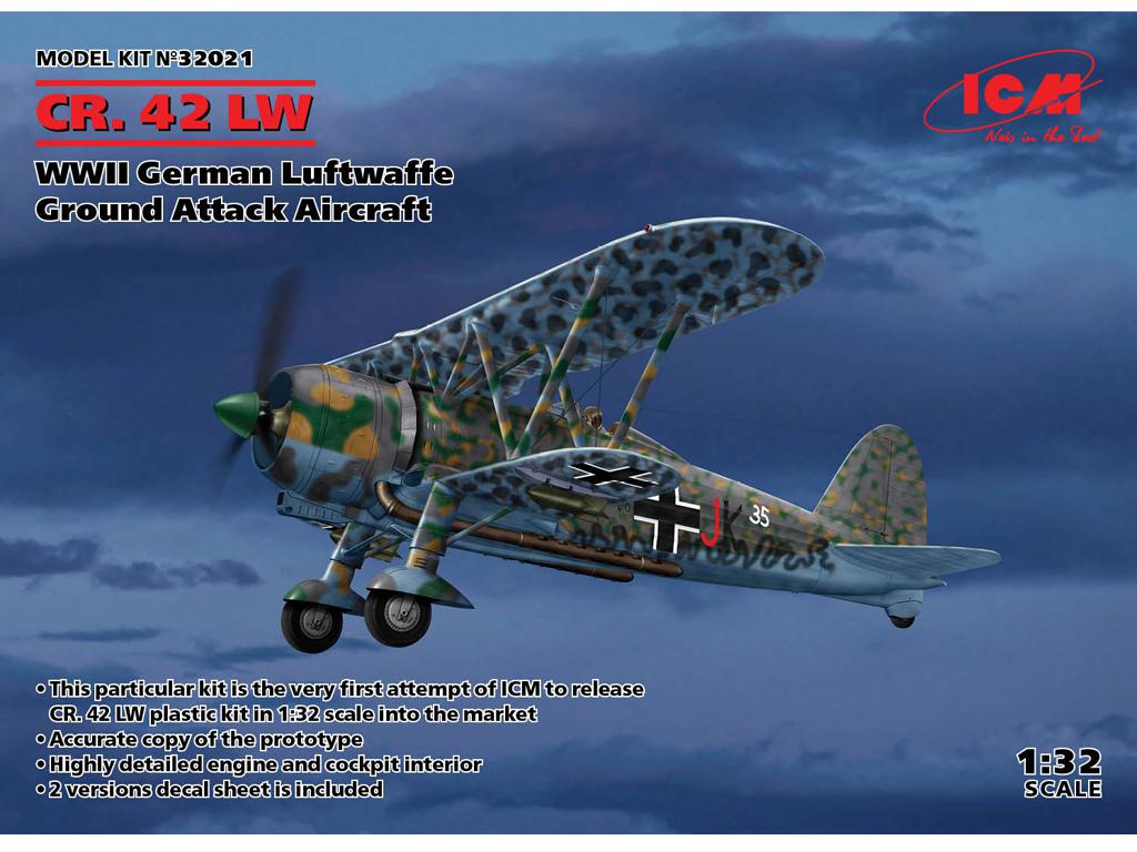 CR. 42 LW , WWII German Luftwaffe Ground Attack Aircraft (Vista 1)