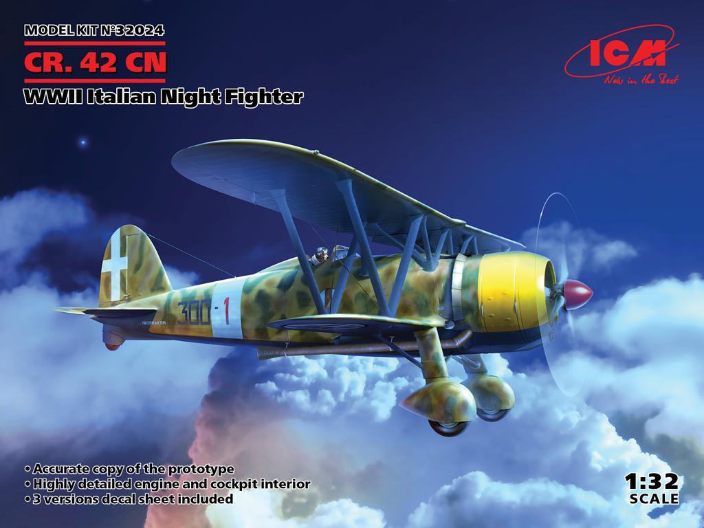 CR.42CN, WWII Italian Night Fighter (Vista 1)