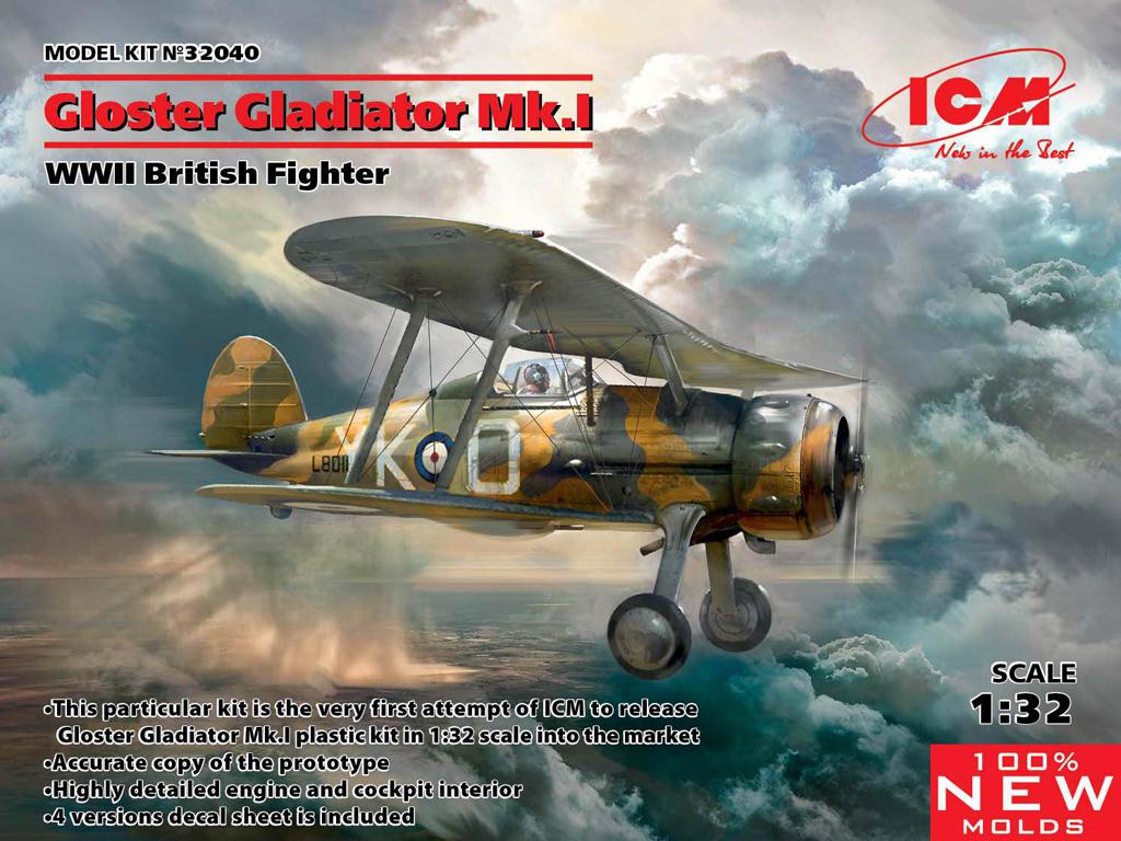 Gloster Gladiator Mk.I, British Fighter (Vista 1)
