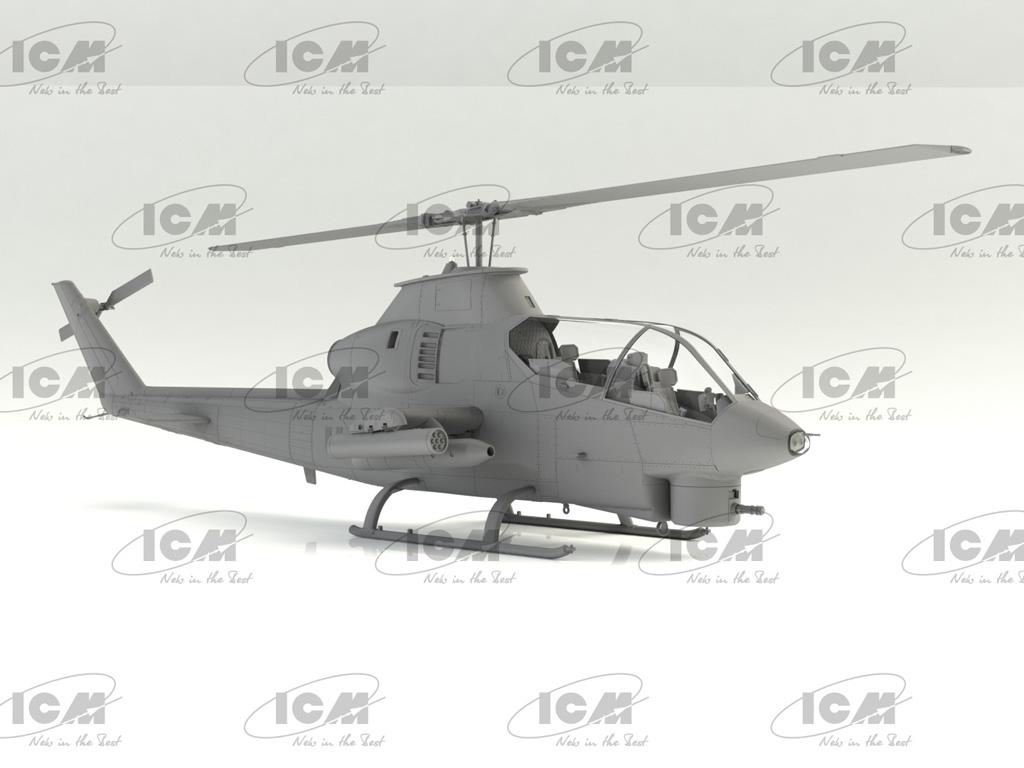 AH-1G Cobra (early production), US Attack Helicopter  (Vista 3)