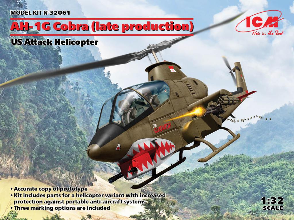 AH-1G Cobra US Attack Helicopter (Vista 1)