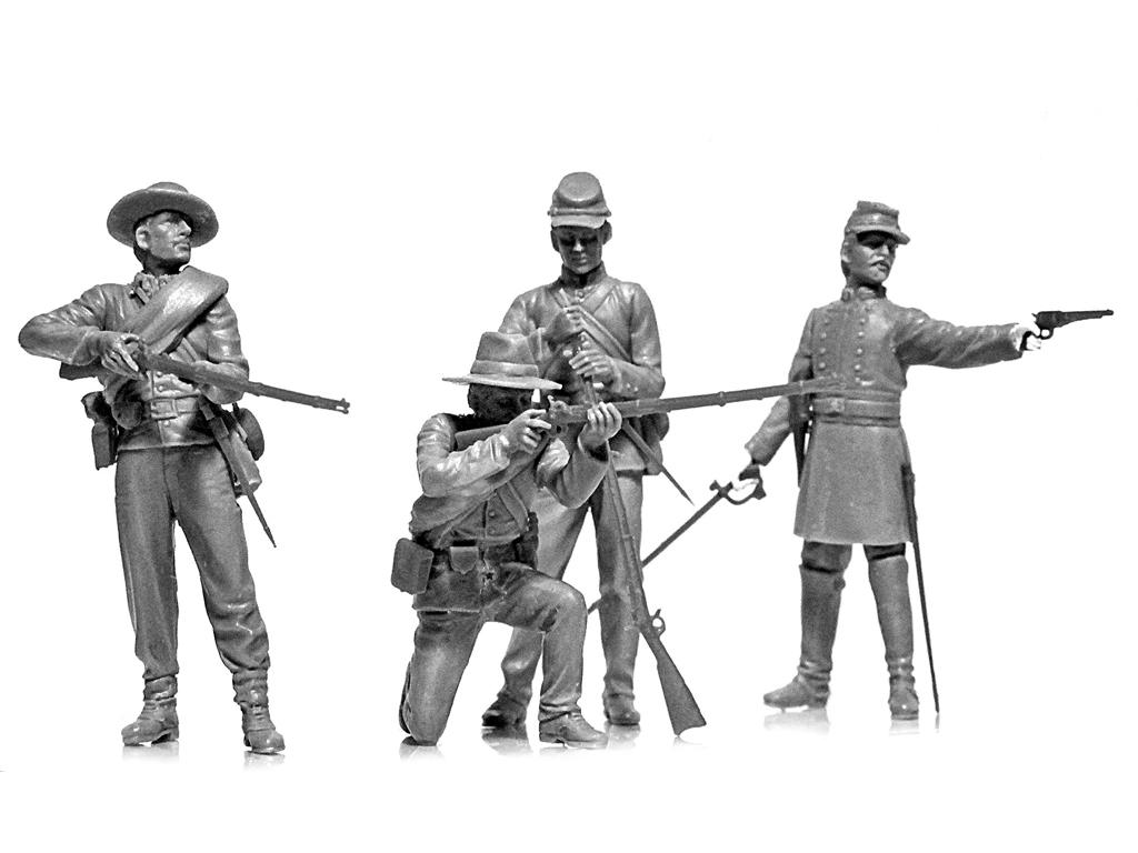 Infanteria Confederada Guerra Civil Americana (Vista 6)