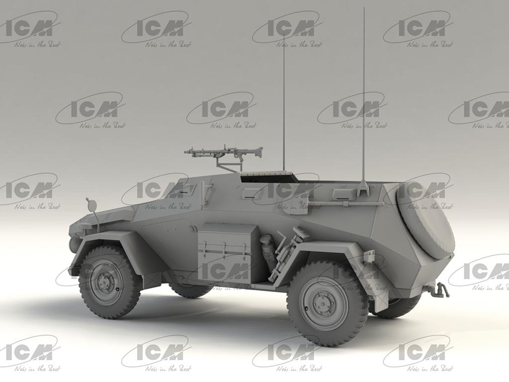 Sd.Kfz. 247 Ausf.B with MG 34 machine gun (Vista 4)