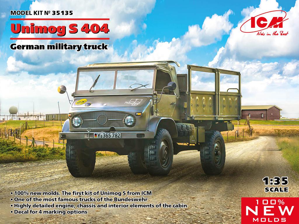 Unimog S 404, German military truck (Vista 1)