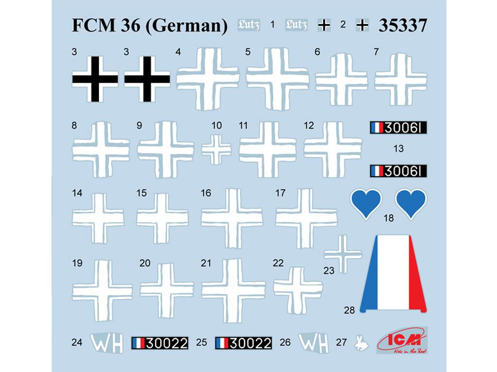 FCM 36, tanque ligero francés al servicio de Alemania (Vista 2)