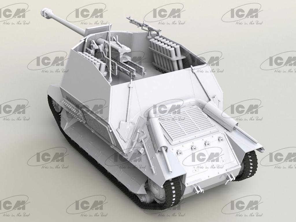 Marder I on FCM 36 base, WWII German Anti-Tank Self-Propelled Gun (Vista 6)