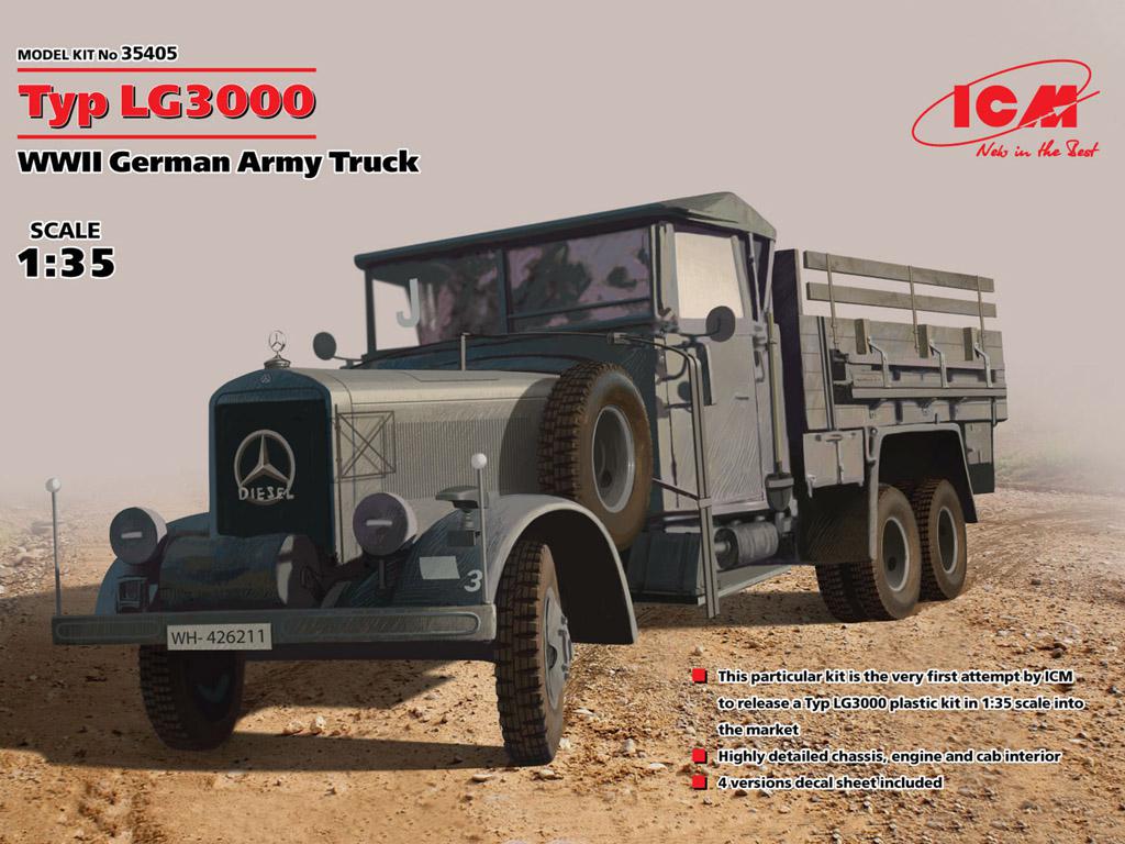 Typ LG3000, WWII German Army Truck (Vista 1)