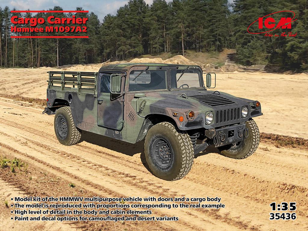 Cargo Carrier Humvee M1097A2 (Vista 1)