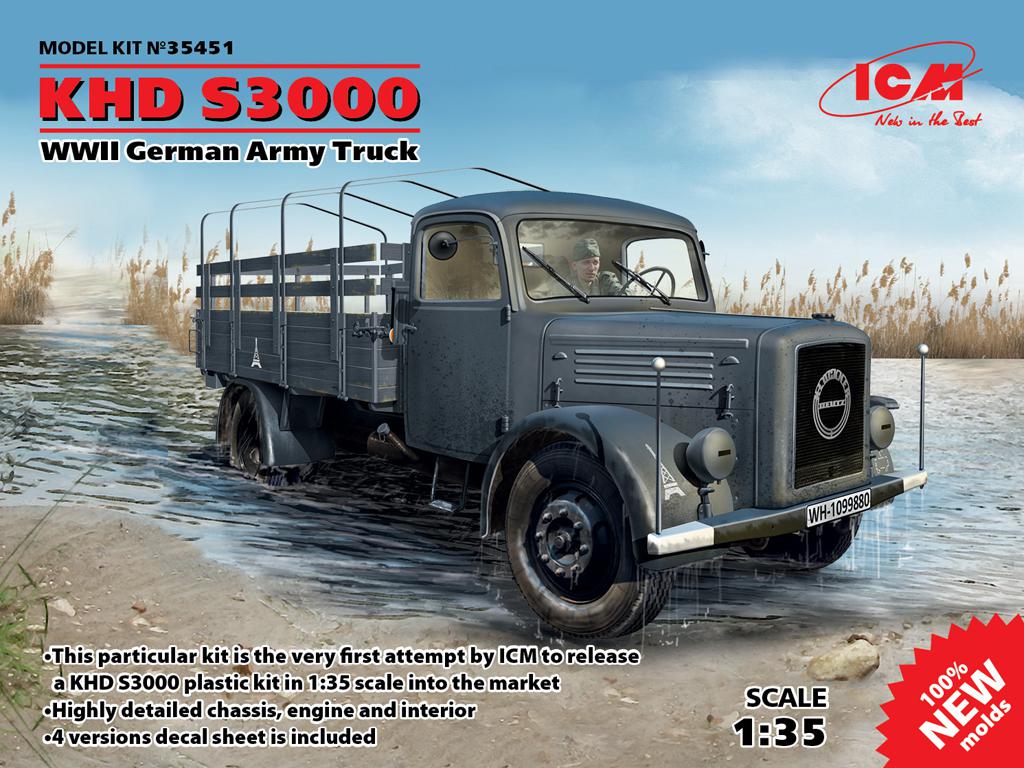 KHD S3000, WWII German Army Truck (Vista 1)