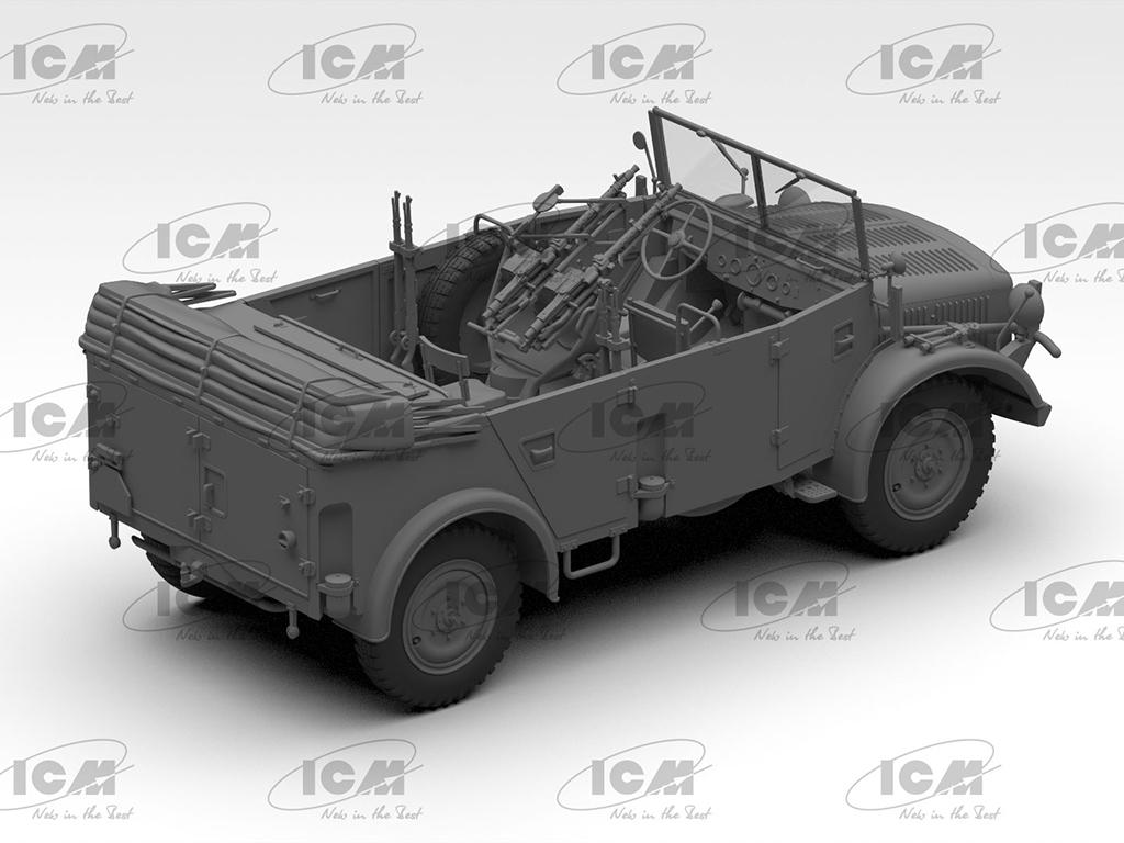 s.E.Pkw Kfz.70 with Zwillingssockel 36, WWII German military vehicle (Vista 3)