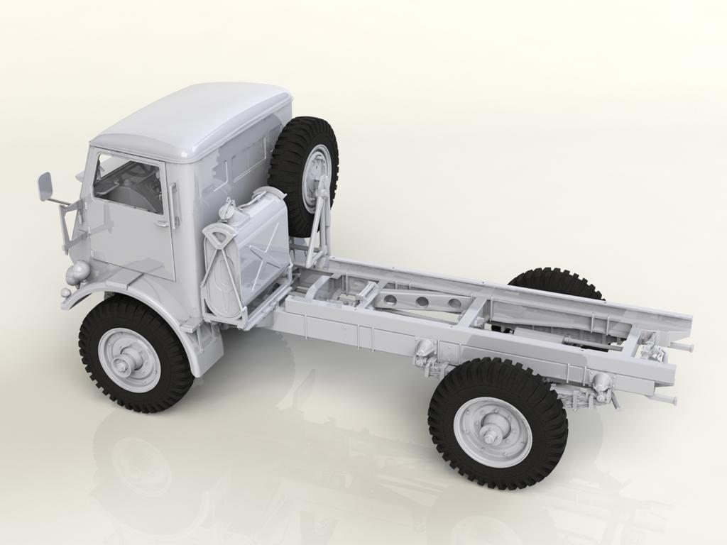 Model W.O.T. 8, WWII British Truck (Vista 3)