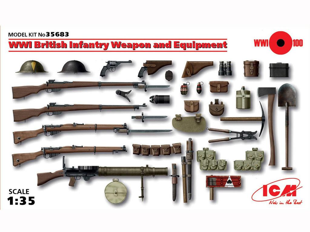 Armamento Infanteria Britanica WWI (Vista 1)