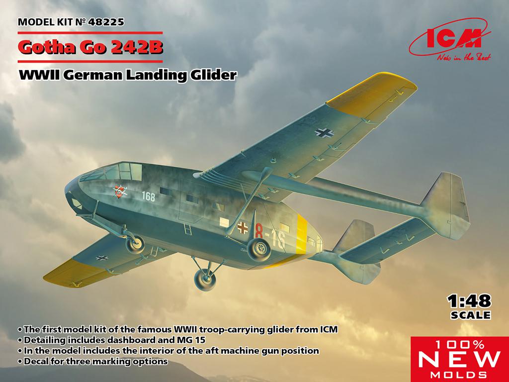 Gotha Go 242B, planeador de desembarco Alemán (Vista 1)