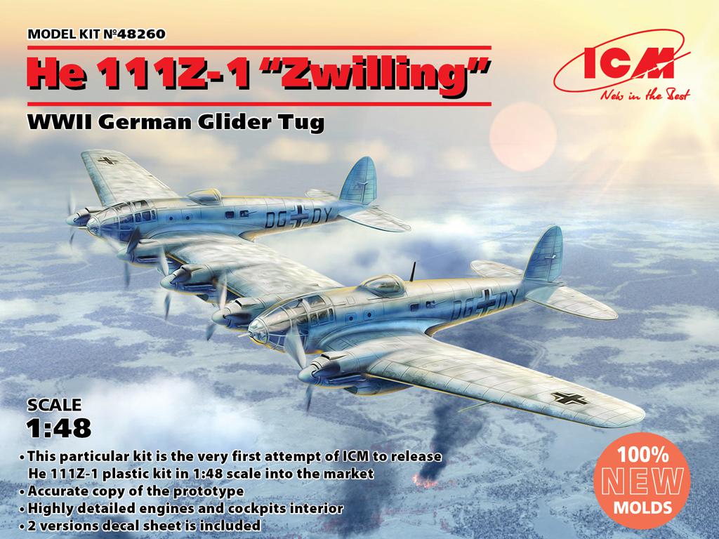 He 111Z-1 Zwilling, WWII German Glider Tug (Vista 1)